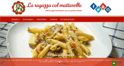Desktop Screenshot of laragazzacolmattarello.com
